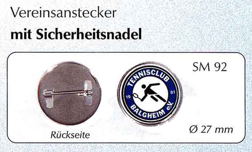 Vereinsanstecker SM 92