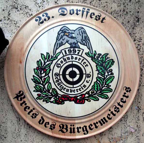 Schtzenscheibe, Ehrenscheibe 
