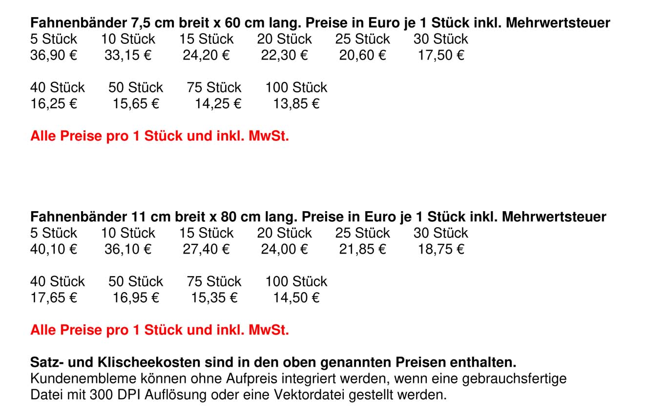 Preisliste Fahnenbnder 2