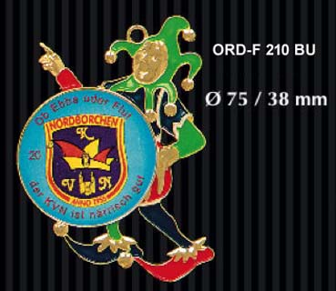 Fa.-Orden Nr. ORD-F 210 BU