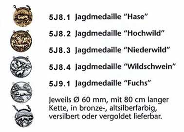 Jagdmedaillen