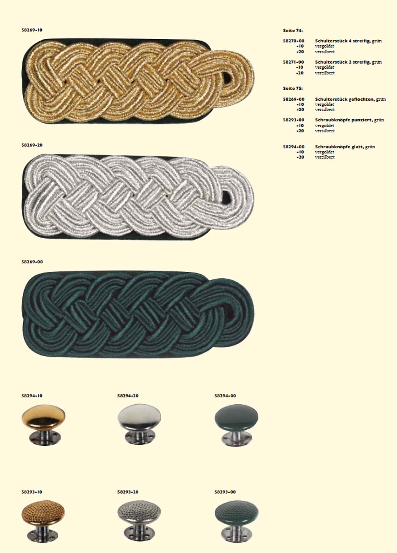 Schulterklappen Schulterklappen