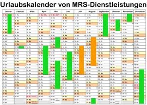 Urlaubskalender klein