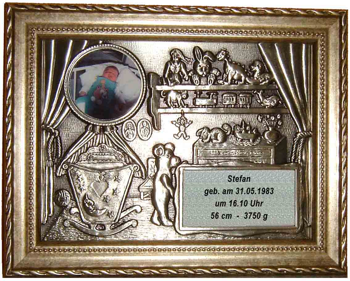 Zinnrelief Geburt
